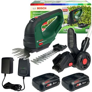 Nożyce do trawy i krzewów AdvancedShear 18V-10 BOSCH 2x2,5Ah + drążek