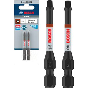 Klinga bit ROBERTSON R3 55 mm IMPACT BOSCH PRO zestaw 2 szt.