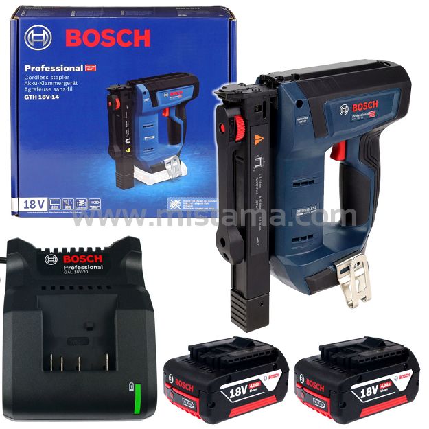 Akumulatorowy zszywacz GTH 18V-14 BOSCH 2x4,0Ah
