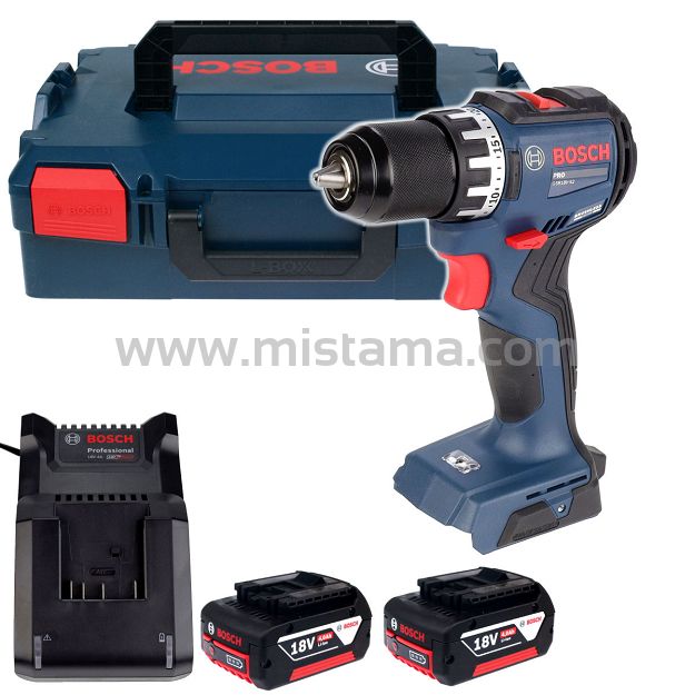 Wkrętarka 52Nm GSR 18V-52 BOSCH 2x4,0Ah L-BOXX