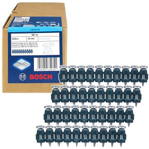Gwoździe do betonu 16mm NB-16 BOSCH 1000 sztuk do osadzaka GNB 18V-38