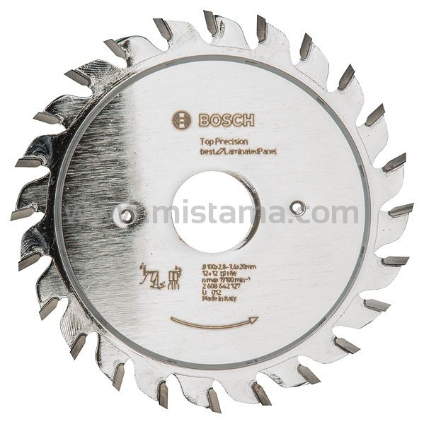 Tarcza pilarska 100/20mm Top Precision for Laminated Panel BOSCH (24 zęby)
