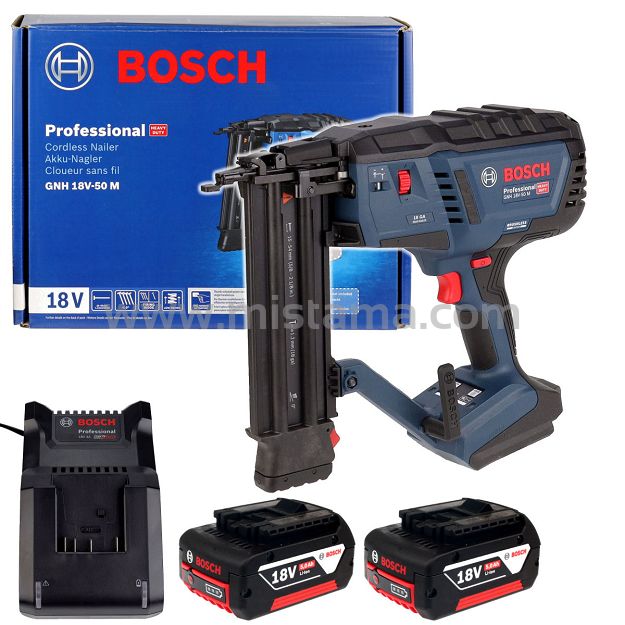 Gwoździarka akumulatorowa GNH 18V-50 M BOSCH 2x5,0Ah
