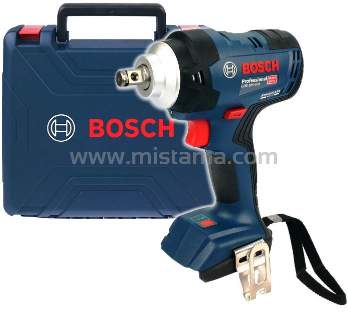 Klucz udarowy GDS 18V-400 BOSCH (korpus) + walizka