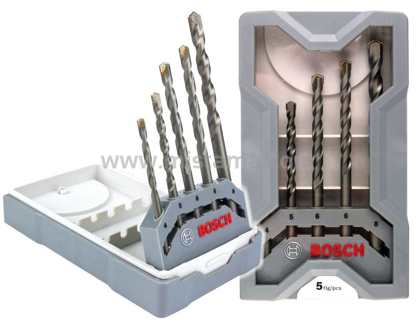 Zestaw 5 wierteł do betonu i cegły X-LINE BOSCH