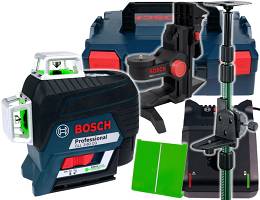 Laser GLL 3-80 CG BOSCH L-BOXX + uchwyt BM 1 + tyczka TP 320