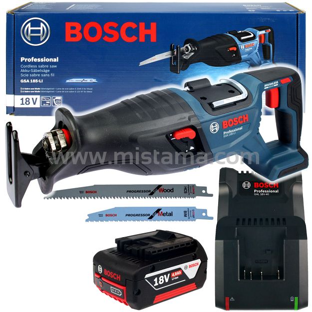 Piła szablasta 18V GSA 185-LI BOSCH 1x4,0Ah