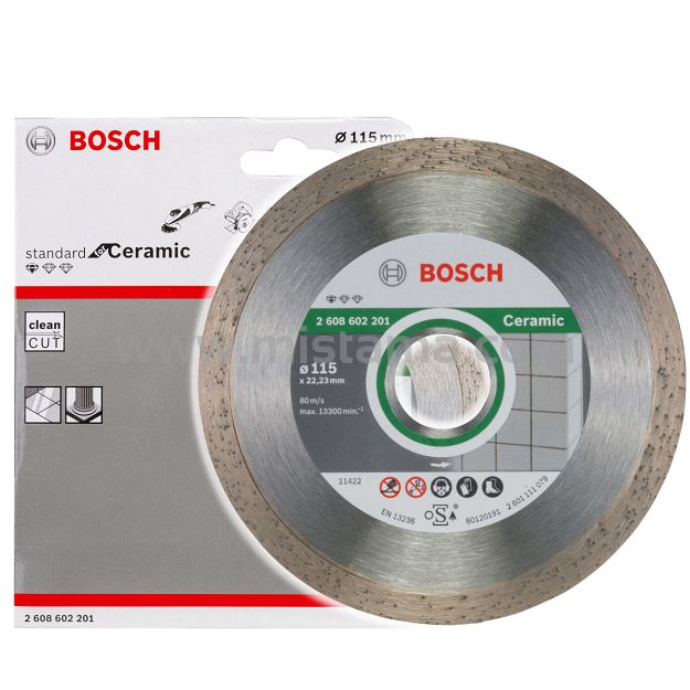 Tarcza diamentowa 115 mm BOSCH (ceramika, gres, marmur)