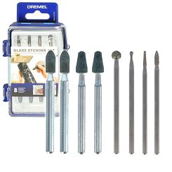 8 elementowy zestaw akcesoriów 682 DREMEL (do szkła)