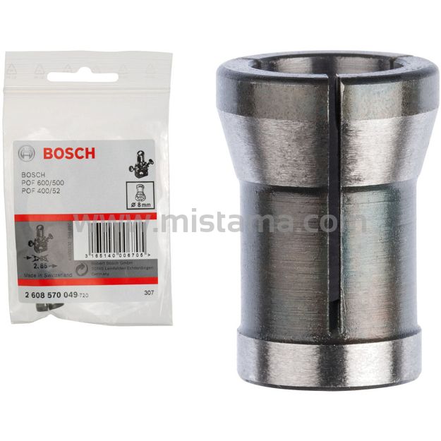 Tuleja zaciskowa 8 mm do szlifierek prosty i frezarek GGS 27, GGS 27 C, POF 500 A, POF 600 ACE
