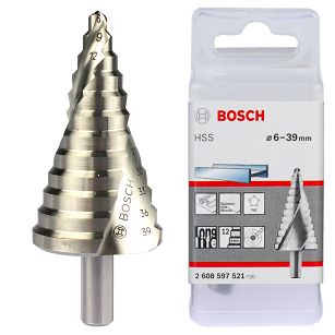 Wiertło stopniowe 6-39 mm HSS BOSCH