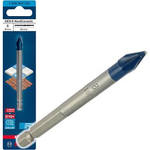 Wiertło do ceramiki i dachówki 8mm HEX-9 BOSCH EXPERT
