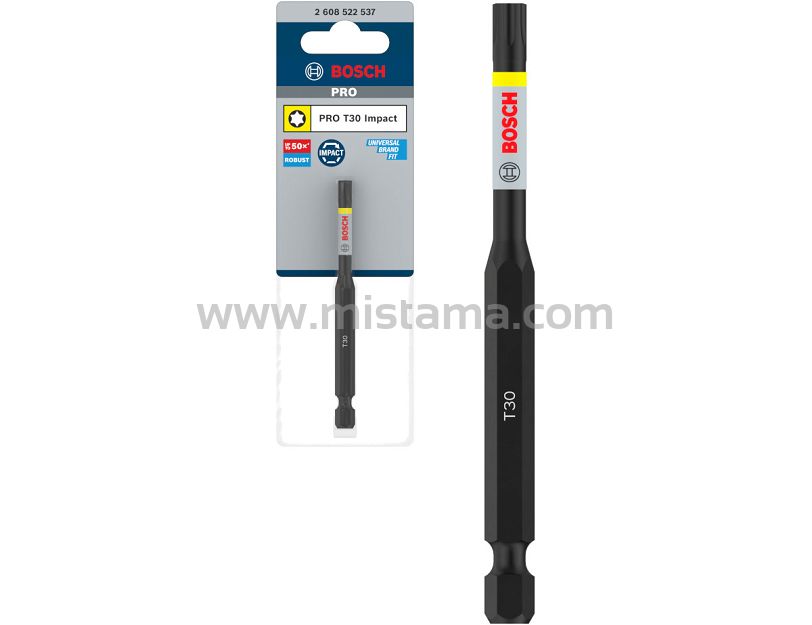 Klinga bit TORX T30 90 mm IMPACT BOSCH PRO