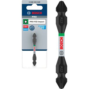 Klinga bit dwustronny PZ2 65 mm IMPACT BOSCH PRO