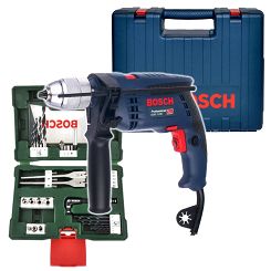 Wiertarka udarowa GSB 13 RE BOSCH + walizka + V-LINE 41 SZTUK