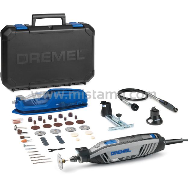 Szlifierka wysokoobrotowa DREMEL 4300 3/45 akcesoriów, wałek, walizka