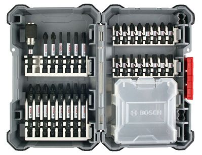 Zestaw 31 bitów PH/PZ/TORX Impact Control BOSCH + przedłużka