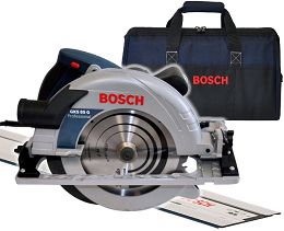 Pilarka tarczowa GKS 85 G BOSCH + torba + szyna FSN 1600