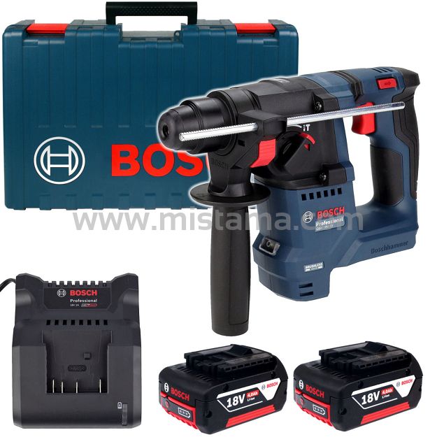 Akumulatorowy młot GBH 18V-18 BOSCH 2x4,0Ah + walizka