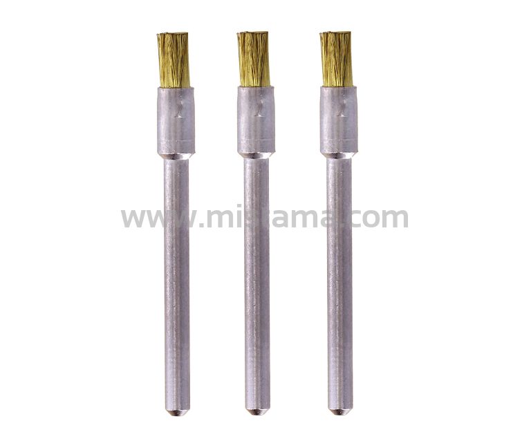 Szczotka z mosiądzu 3,2mm 537 DREMEL (3 sztuki)