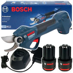 Akumulatorowy sekator PRO PRUNER BOSCH 2x2,0Ah
