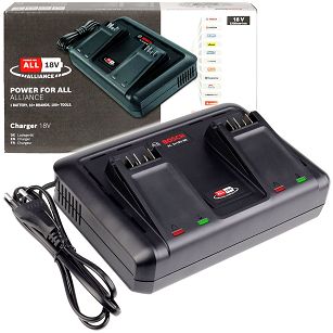 Ładowarka dwustanowiskowa AL 2x18V-88 do akumulatorów PBA 18V BOSCH