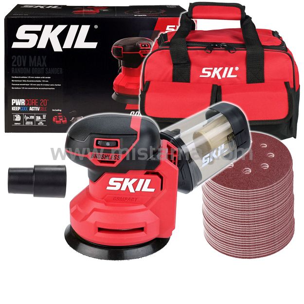 Szlifierka mimośrodowa 125mm 20V 3751 SKIL BEZSZCZOTKOWA (korpus) + torba