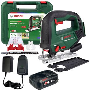 Wyrzynarka akumulatorowa 140mm AdvancedSaw 18V-140 BOSCH 1x2,5Ah + walizka