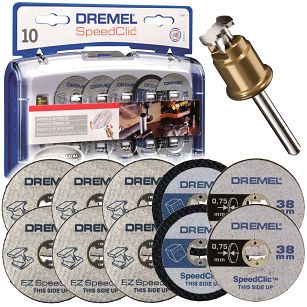 Zestaw 10 tarcz + trzpień EZ SpeedClic SC690 DREMEL
