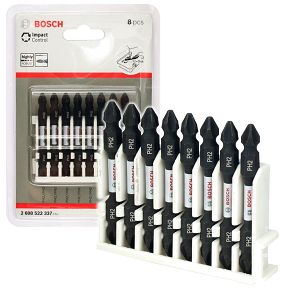 Zestaw 8 dwustronnych bitów PH2 Impact Control BOSCH