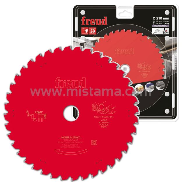 Piła tarcza widiowa 210/25,4 mm 40 zębów FR15M002M FREUD MultiMaterial