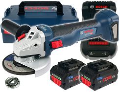 Szlifierka kątowa GWS 18V-10 BOSCH 2x8,0Ah L-BOXX