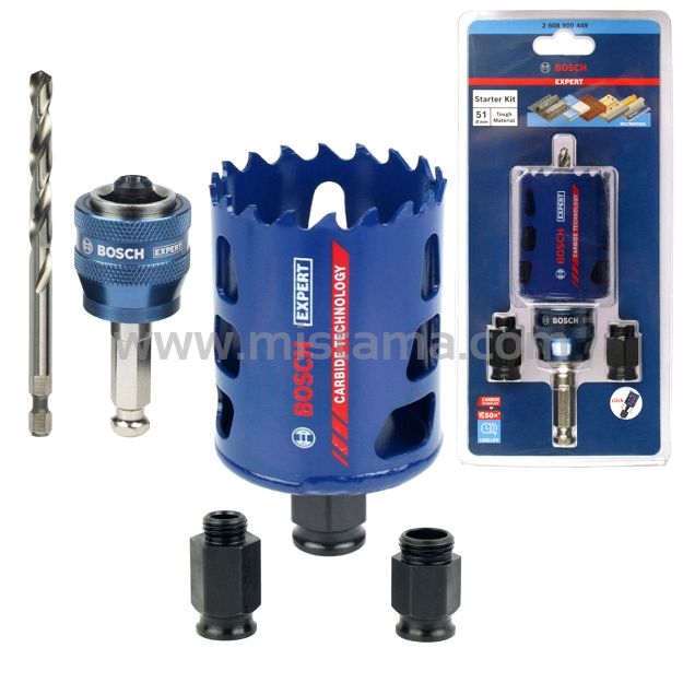 Zestaw startowy pił otwornic 51mm Tough Material BOSCH EXPERT