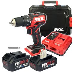 Wkrętarka 3075 20V SKIL COMPACT UDAR BEZSZCZOTKOWA 1x2,0Ah + 1x4,0Ah