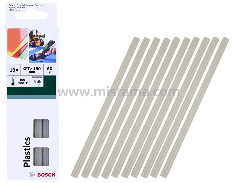 Sztyfty kleju do plastiku 7mm PKP BOSCH (10 sztuk)