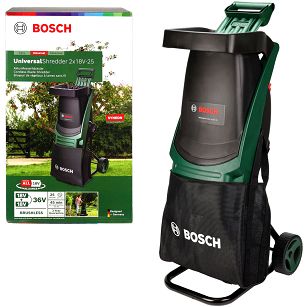 Akumulatorowy rozdrabniacz do gałęzi UniversalShredder 2x18V-25 BOSCH (korpus)