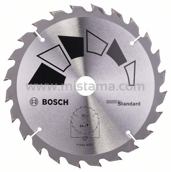 Tarcza pilarska 170/20mm Standard BOSCH (24 zęby)