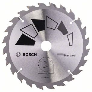 Tarcza pilarska 170/20mm Standard BOSCH (24 zęby)