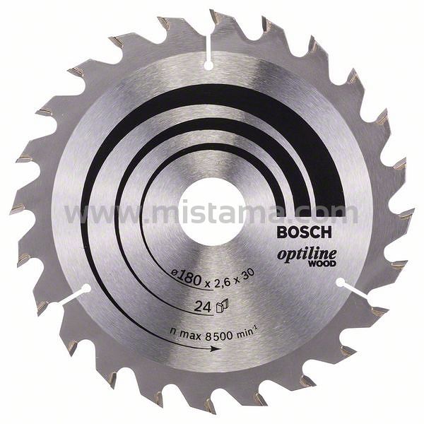 Tarcza pilarska 180/30mm Optiline Wood BOSCH (24 zęby)