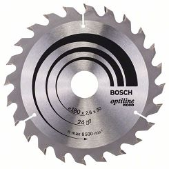 Tarcza pilarska 180/30mm Optiline Wood BOSCH (24 zęby)