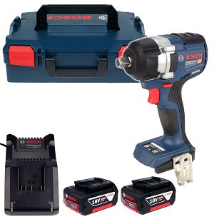 Klucz udarowy GDS 18V-750 C BOSCH L-BOXX 2x4,0Ah