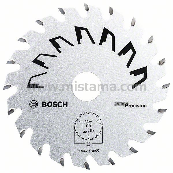 Tarcza pilarska 85/15mm Precision BOSCH (20 zębów)