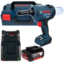 Nitownica akumulatorowa GRG 18V-16 C BOSCH L-BOXX 1x5,0Ah