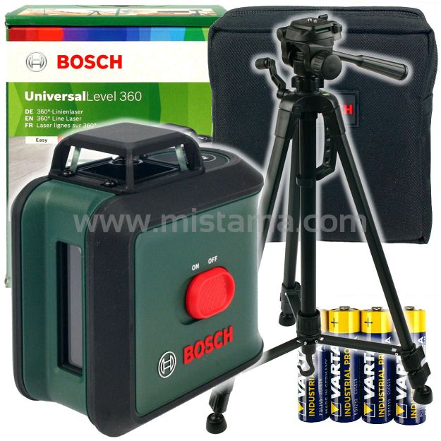 Laser krzyżowy UNIVERSALLEVEL 360 BOSCH + statyw