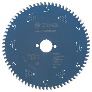 Tarcza pilarska 210/30mm Expert for Aluminium BOSCH (72 zęby)