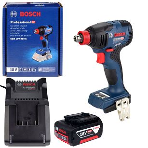 Klucz udarowy 210 Nm GDX 18V-210 C BOSCH 1x4,0Ah