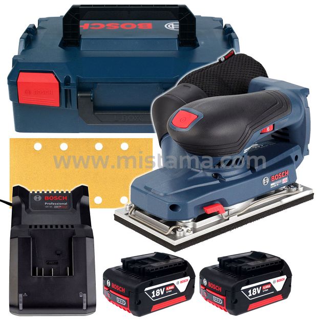 Szlifierka oscylacyjna GSS 18V-18 BOSCH 2x4,0Ah L-BOXX