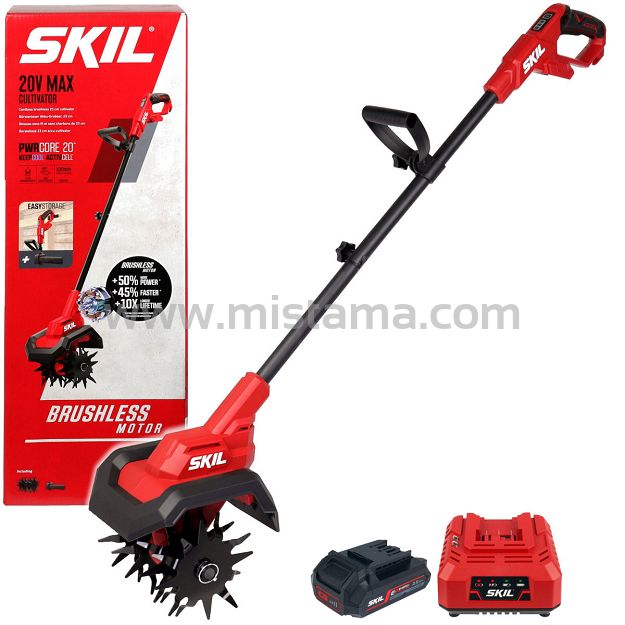 Kultywator akumulatorowy glebogryzarka 20V 0690 SKIL 1x2,0Ah