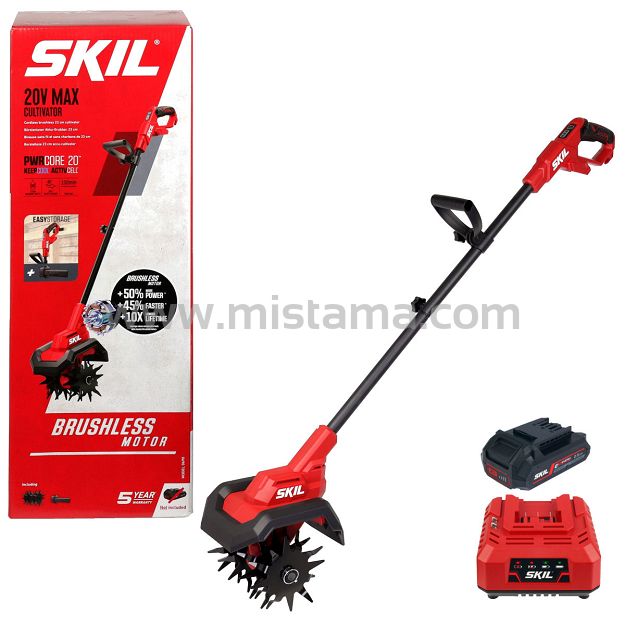 Kultywator akumulatorowy glebogryzarka 20V 0690 SKIL 1x2,0Ah