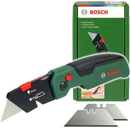 Nóż składany z 3 ostrzami trapezowymi SK5 BOSCH